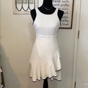 Banana Republic Petite Ruffle Racerback Dress